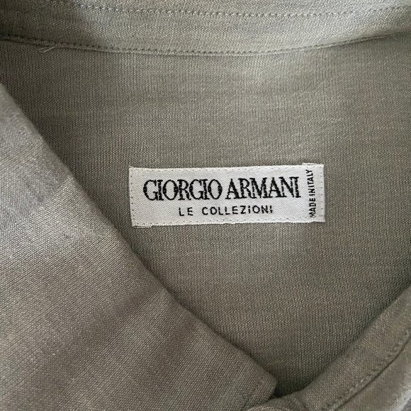 Giorgio Armani Le Collezioni Grey Men's Shirt in Sz XL EUC - Picture 3 of 14